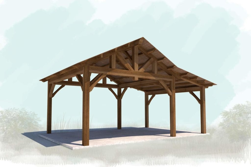 Pavilion with Lean